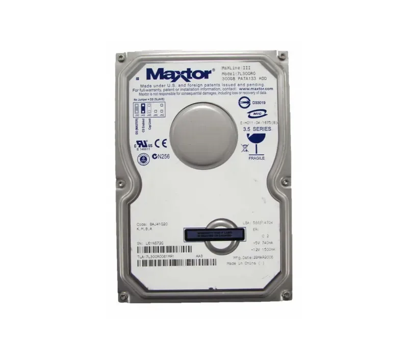 7L300R0 - Maxtor Maxline-III 300GB 7200RPM Buffer 16MB SATA 3.5-inch Hard Drive