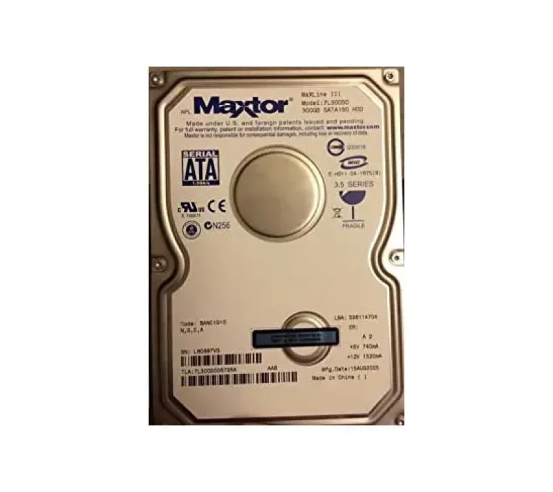 7L300S0 - Maxtor 300GB 7200RPM 16MB Cache SATA 3.5-inch Hard Drive