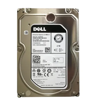 7RCGV - Dell 2TB 7200RPM SAS 12Gb/s 512n 128MB Cache Hot-Swappable 3.5-inch Hard Drive