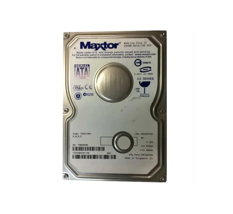 7Y250M026710M - Maxtor 250GB 7200RPM SATA Hard Drive