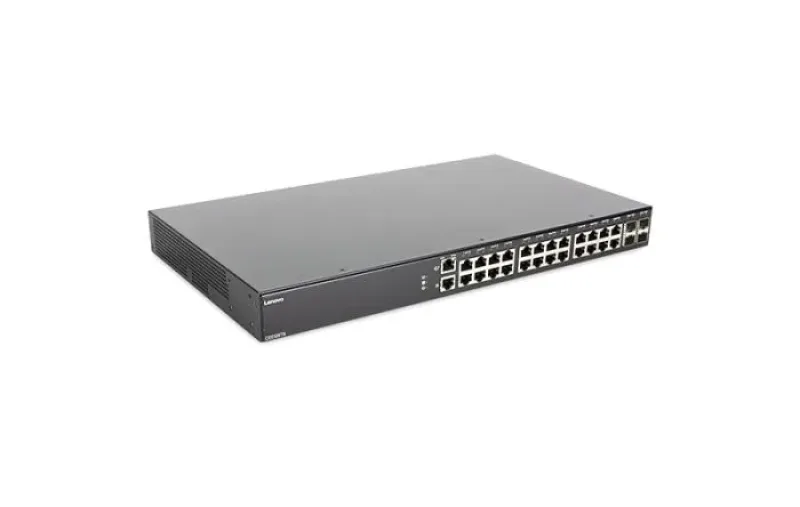 7Z360011WW - Lenovo CE0128TB - 24 Ports 1000Base-T with 4x SFP/SFP+ Manageable Layer 3 Supported Modular Switch
