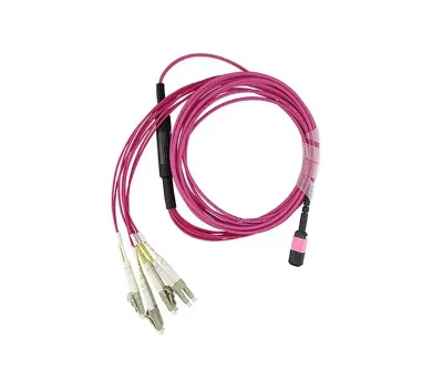 7Z57A03573 - Lenovo 1m G50/125├ªm Duplex MPO/UPC-4x LC OM4 Multi-mode Fiber Optic Patch Cable