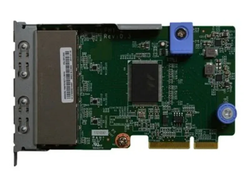Lenovo 7ZT7A00545 Quad Port RJ-45 1Gb/s LOM Network Adapter for ThinkSystem