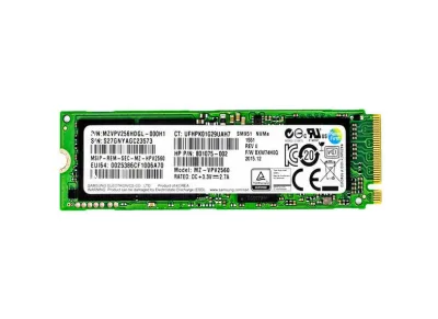 801075-002 - HP 256GB PCI-Express X4 Gen3 NVMe M.2 2280 Solid State Drive