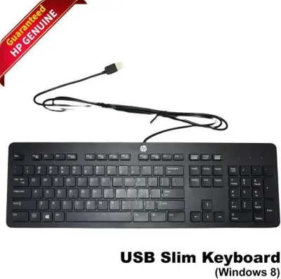 803181-001 - HP USB SLIM STYLE WINDOWS 8.X QWERTY Slim Keyboard