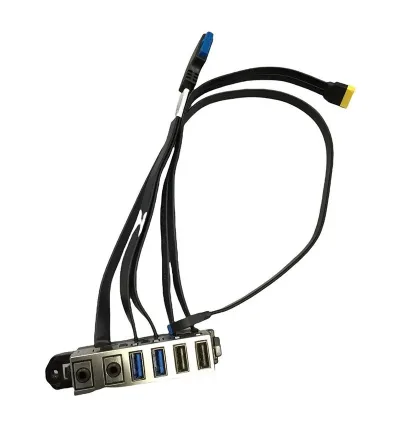 804290-001 - HP Front I/O Assembly with USB (2USB2.0 + 2USB3.0) Ports / Two Audio Jacks for EliteDesk 705 G2