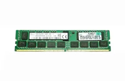 809081-081 - HP 16GB DDR4-2400MHz PC4-19200 ECC Registered CL17 288-Pin DIMM 1.2V Dual Rank Memory Module