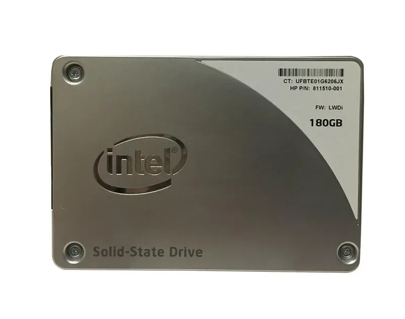 811510-001 - HP 180GB Multi-Level Cell SATA 6Gb/s 2.5-inch Solid State Drive for Intel Pro 2500 Series