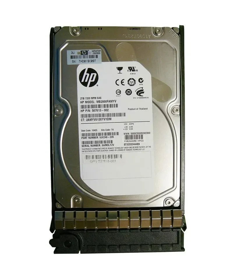 814323-001 - HP 2TB 7200RPM SAS 12Gb/s 2.5-inch Hard Drive