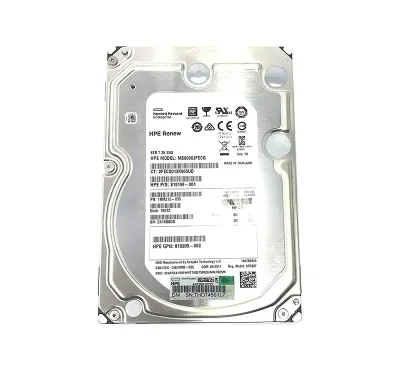 819199-001 HP 8TB 7200RPM SAS 12Gb/s 512E 3.5-inch Hard Drive with Tray