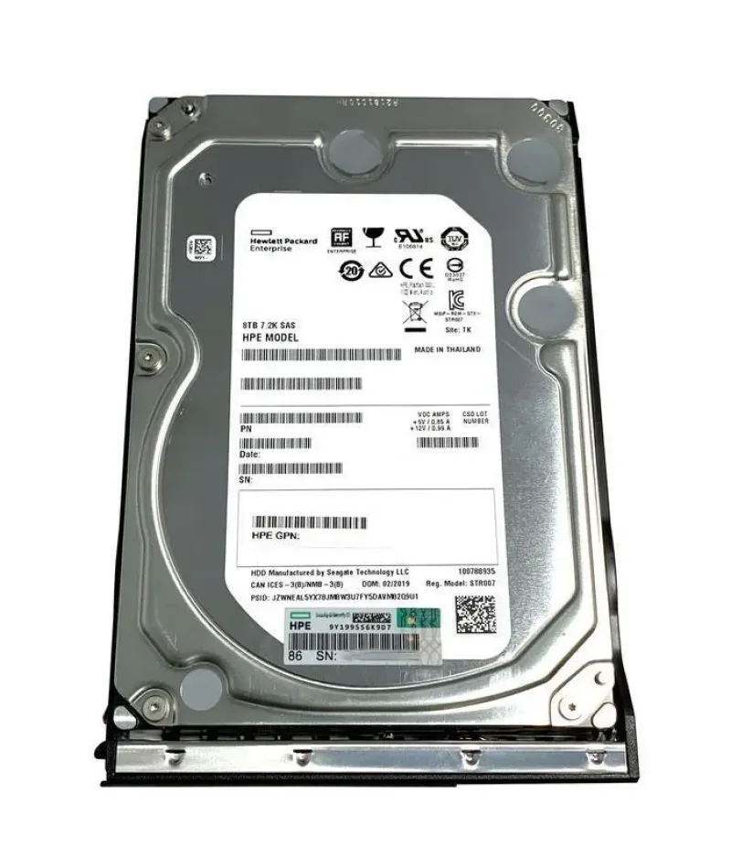 819201-S21 - HP 8TB 7200RPM SAS 12Gb/s 3.5-inch Hard Drive