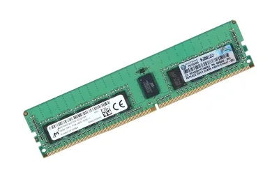 819411-001 - HP 16GB DDR4-2400MHz PC4-19200 ECC Registered CL17 288-Pin DIMM 1.2V Dual Rank Memory Module