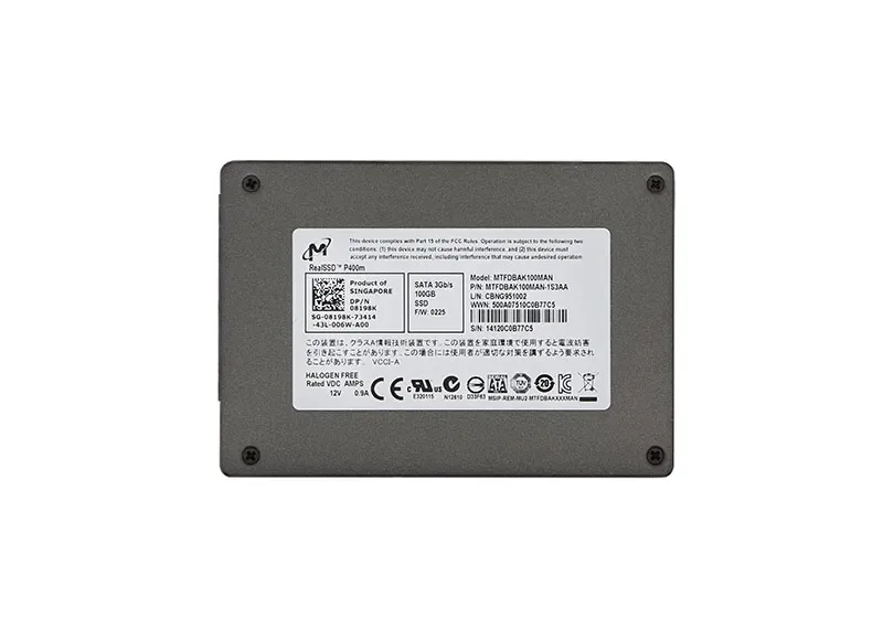 8198K - Dell 100GB SATA 3Gb/s 2.5-inch Solid State Drive