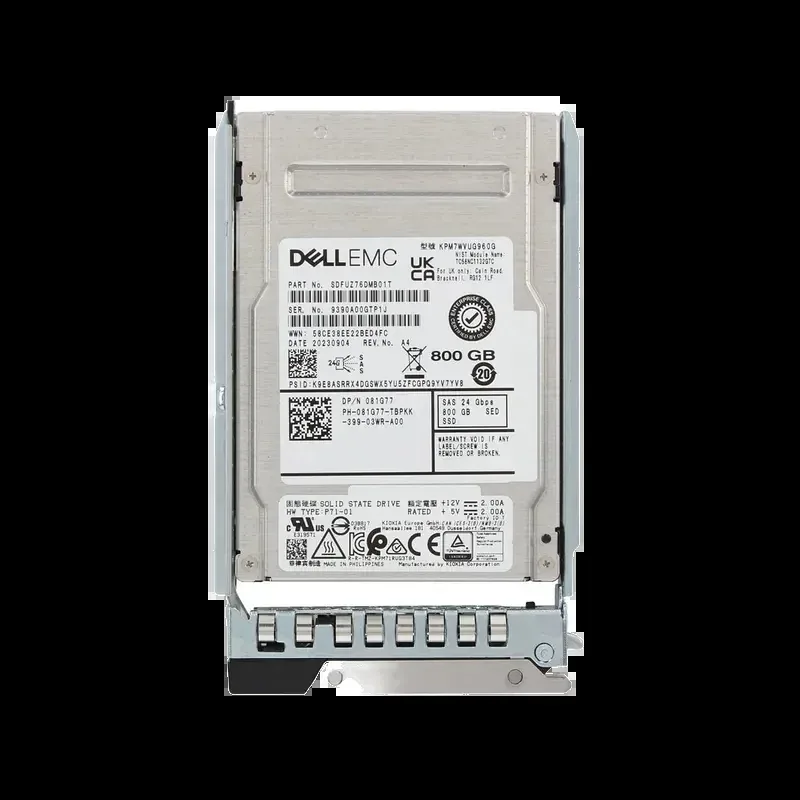 Dell 81G77 Dell 081G77 / 81G77 800GB SAS 24Gb/s Mixed Use SED Hot Plug 2.5-inch Solid State Drive