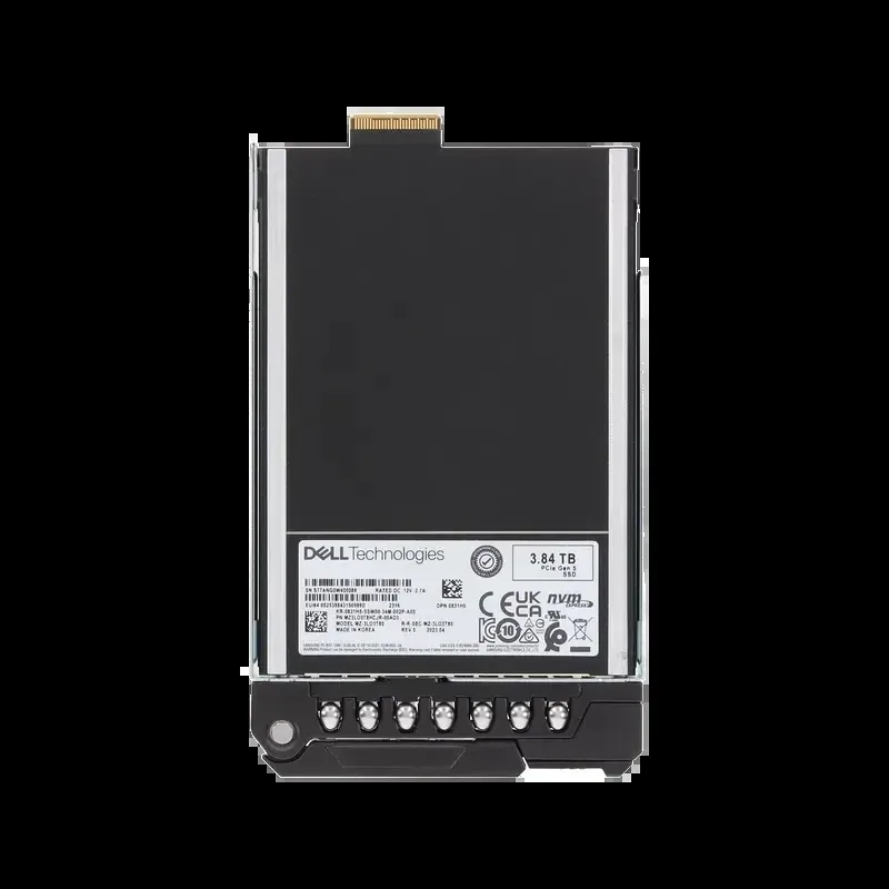Dell 831H5 Dell Dell 0831H5 / 831H5 3.84TB Triple-Level Cell PCI Express NVMe 5.0 Read Intensive E3.S Solid State Drive