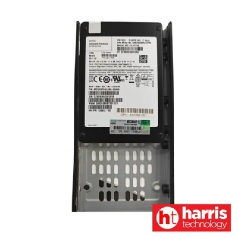 HPE 834449-001 3.84TB SAS 12Gb/s 2.5-inch Solid State Drive For 3PAR StoreServ 8000. In Stock