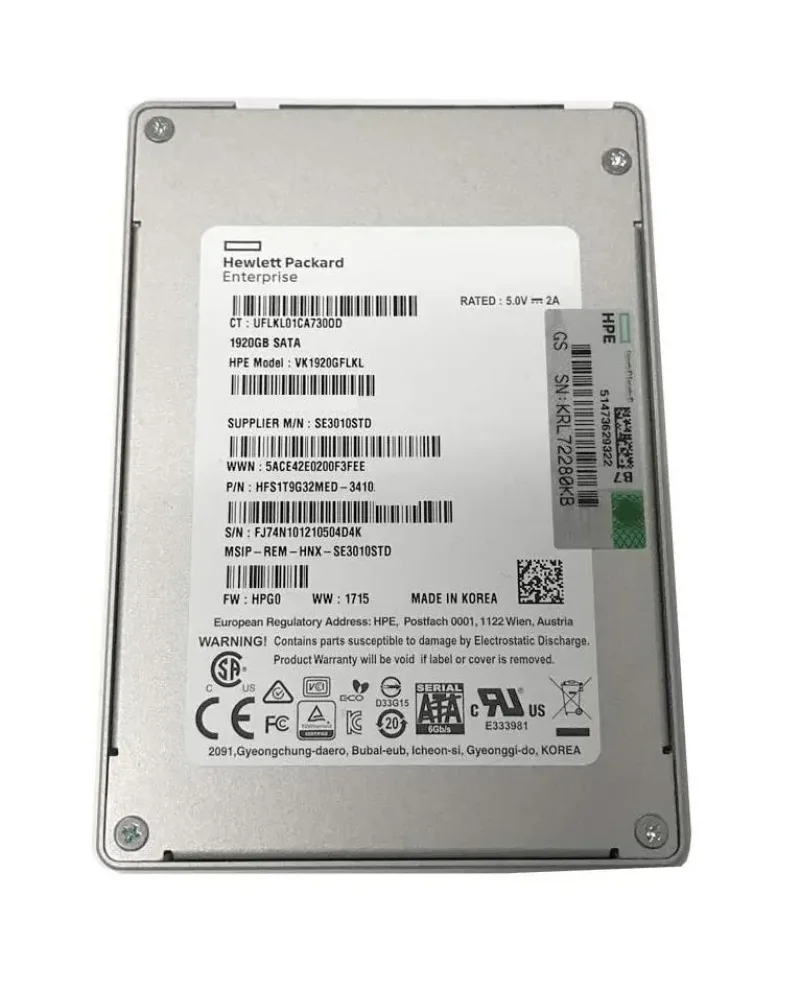 838403-002 - HP 240GB SATA 6Gb/s Read Intensive 2.5-inch Solid State Drive