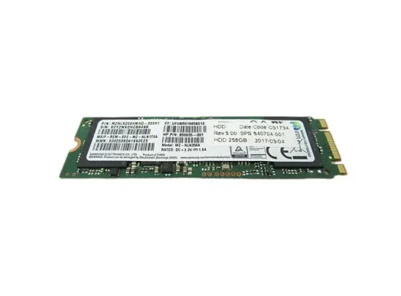 840704-001 - HP 256GB Triple-Level-Cell M.2 SATA 6Gb/s Solid State Drive