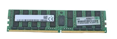 840759-091 - HP 64GB DDR4-2666 PC4-21300 ECC Registered Quad Rank x4 CL-19 288-Pin Load Reduced 1.2V DIMM Memory Module