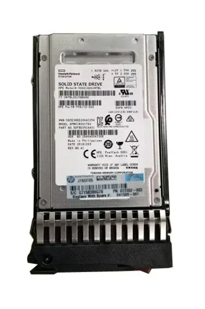 841500-001 - HP 1.6TB MLC SAS 12Gb/s Mix Use 2.5-inch Solid State Drive for ProLiant GEN9 and GEN10 Servers