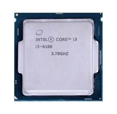 842931-001 - HP 3.70GHz 8.0GT/s QPI 3MB L3 Cache Socket FCLGA1151 Intel Core i3-6100 Dual Core Processor