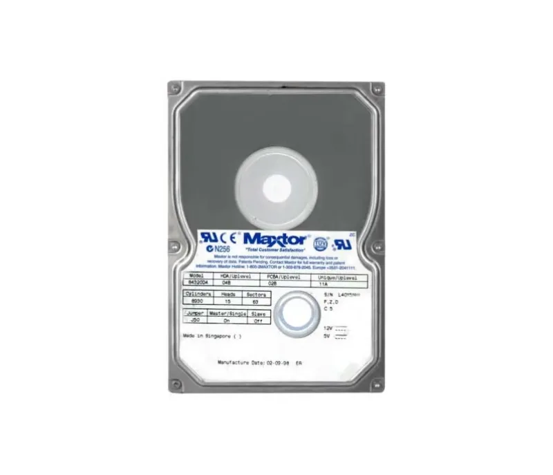84320D4 - Maxtor DiamondMax 2160 4.3GB 5200RPM IDE / ATA-33 256KB Cache 3.5-inch Hard Drive