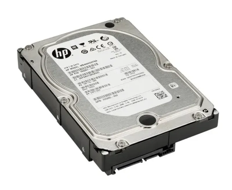845520-002 - HP 6TB 7200RPM SATA 6Gb/s 512e LFF 3.5-inch Midline Hard Drive
