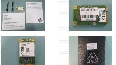 847057-001 - HP 3G Mini PCI Express Wide Temperature Module