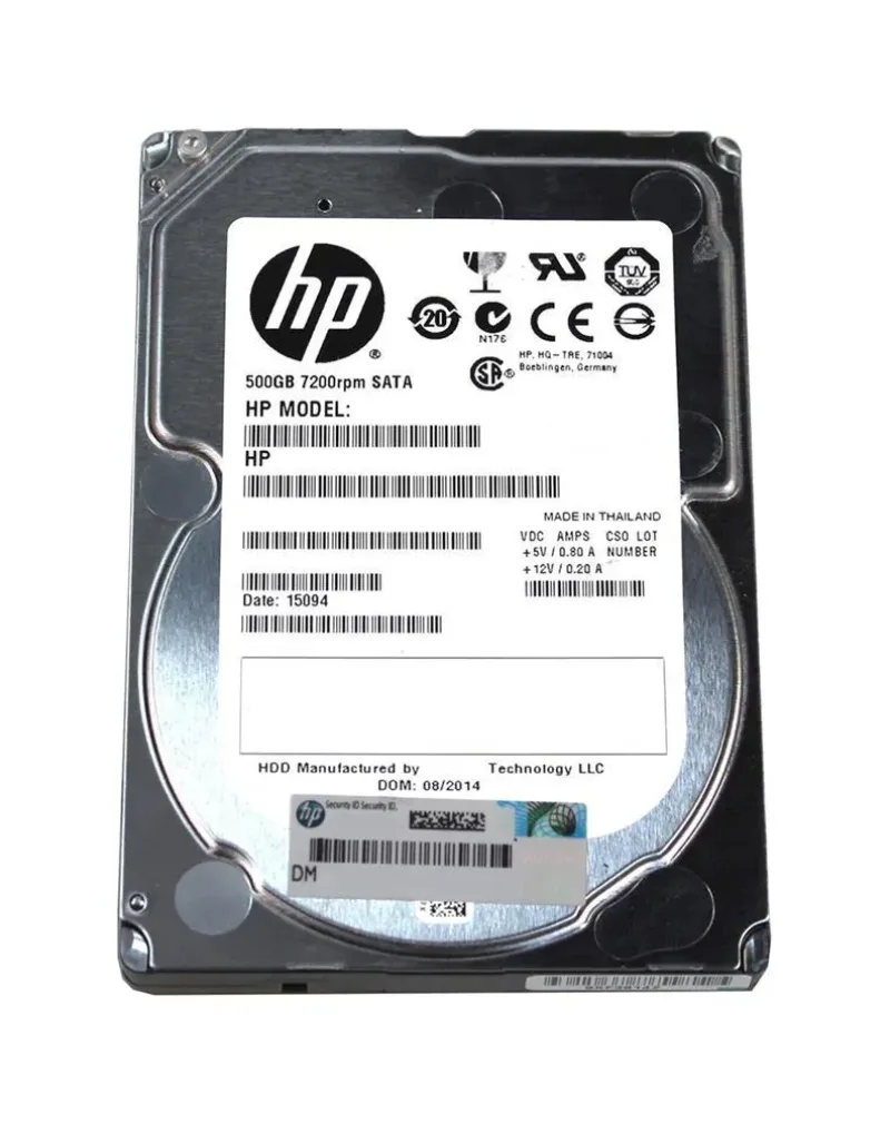 849321-001 - HP 500GB 7200RPM SATA 6Gb/s 2.5-inch Hard Drive
