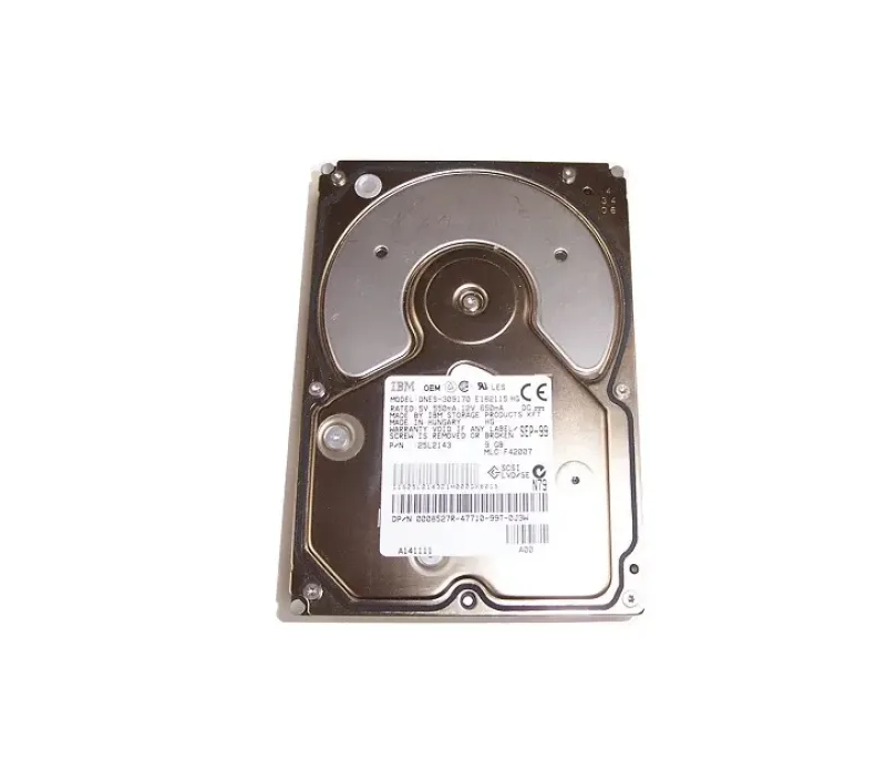 8527R - Dell 9.1GB 7200RPM Ultra 2 SCSI 80-Pin SCA Hard Drive