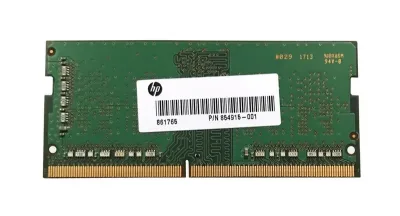 854915-001 - HP 4GB DDR4-2400MHz PC4-19200 non-ECC Unbuffered CL17 260-Pin SoDIMM 1.2V Single Rank Memory Module