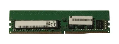 855506-091 - HP 16GB DDR4-2400MHz PC4-19200 ECC Registered CL17 288-Pin DIMM 1.2V Single Rank Memory Module