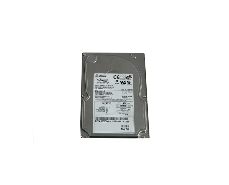 8578P - Dell 9.1GB 10000RPM Ultra2 Wide SCSI 80-Pin 1MB Cache 3.5-inch Hard Drive