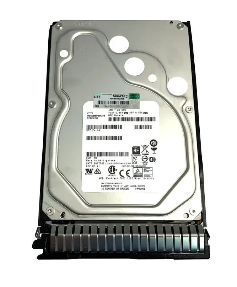 861748-B21 - HP 4TB 7200RPM SAS 12Gb/s 512e LFF 3.5-inch Midline Hard Drive