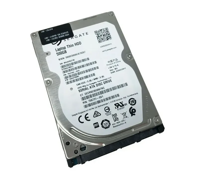 864817-001 - HP 500GB 7200RPM SATA 2.5-inch Hard Drive