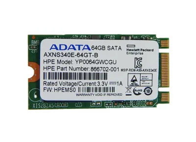 866702-001 - HP 64GB Multi Level Cell SATA 6Gb/s Solid State Drive