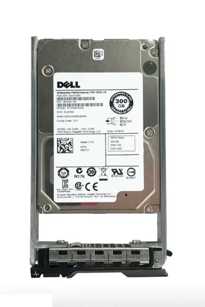 867CY - Dell 300GB 15000RPM SAS 6Gb/s 128MB Cache 2.5-inch Hard Drive