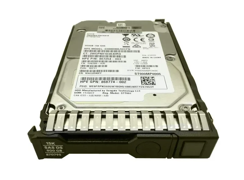870795-001 - HP 900GB 15000RPM SAS 12Gb/s 2.5-inch Hard Drive