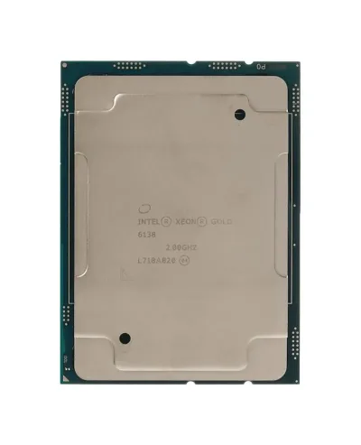 870968-L21 - HP 2.00GHz 10.40GT/s UPI 27.5MB L3 Cache Intel Xeon Gold 6138 20 Core Processor for DL360 Gen10 Server