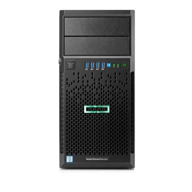 HPE 873227-001 ProLiant ML30 Gen9 4U Tower Server Intel Xeon E3-1220v6 3.0GHz C236 Chipset 8GB DDR4 SDRAM 350-Watts PS Smart Array B140i Controller. In Stock
