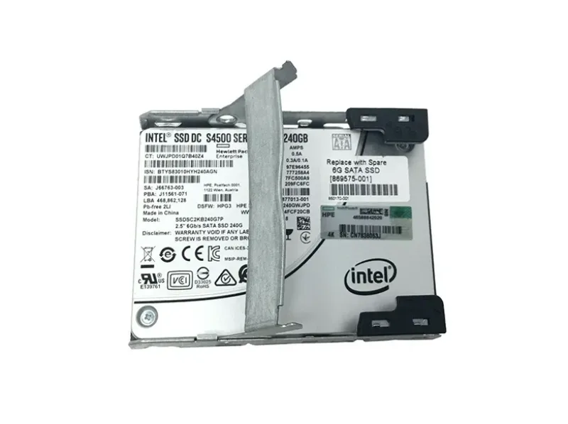 877013-001 - HP 240GB Multi-Level Cell SATA 6Gb/s 2.5-inch Solid State Drive