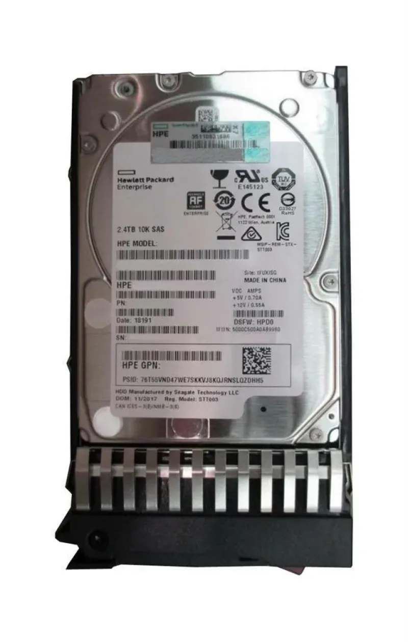 879300-001 HP 2.4TB 10000RPM SAS 12Gb/s Hot-Swappable 2.5-inch Hard Drive