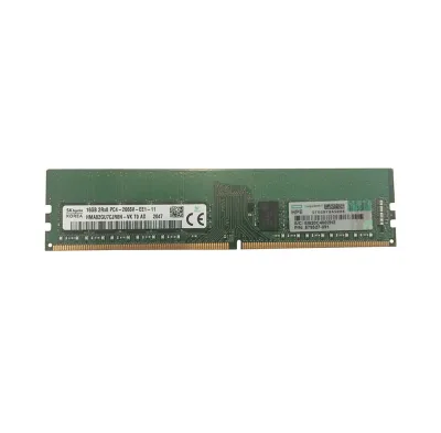879527-091 - HP 16GB DDR4-2666MHz PC4-21300 ECC Unbuffered CL19 288-Pin DIMM Dual Rank 1.2V Memory Module