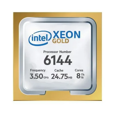 880671-B21 - HP 3.50GHz 10.4GT/s UPI 24.75MB L3 Cache Socket FCLGA3647 Intel Xeon Gold 6144 8-Core Processor