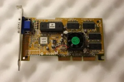 8808-320 - MSI GeForce Tnt2 M64 32MB AGP 4x Video Graphics Card