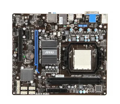 880GMA-E35 - MSI Desktop Motherboard AMD Socket AM3 PGA-941 Micro ATX 1 x Processor Support 16GB DDR3 SDRAM Maximum RAM Serial ATA/600 Yes Controller Yes 1 x PCIe x16 Slot 2 x USB 3.0 Port Yes