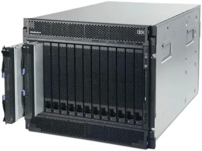 88524SU - IBM BladeCenter H 88524SU Rackmount Enclosure 9U Rack-mountable 14 Bays 2900W Stealth Black