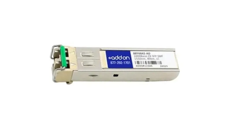 88Y6842AO - Addonics 1Gbps 1000Base-LH Single-mode Fiber 70km 1550nm Duplex LC Connector SFP Transceiver Module