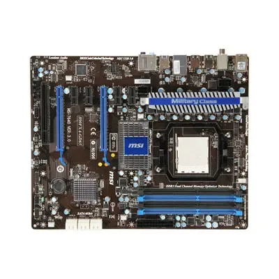 890FXA-GD65 - MSI Desktop Motherboard AMD Socket AM3 PGA-941 ATX 1 x Processor Support 16GB DDR3 SDRAM Maximum RAM CrossFireX Support Serial ATA/600 Yes Controller 2 x PCIe x16 Slot 2 x USB 3.0 Port