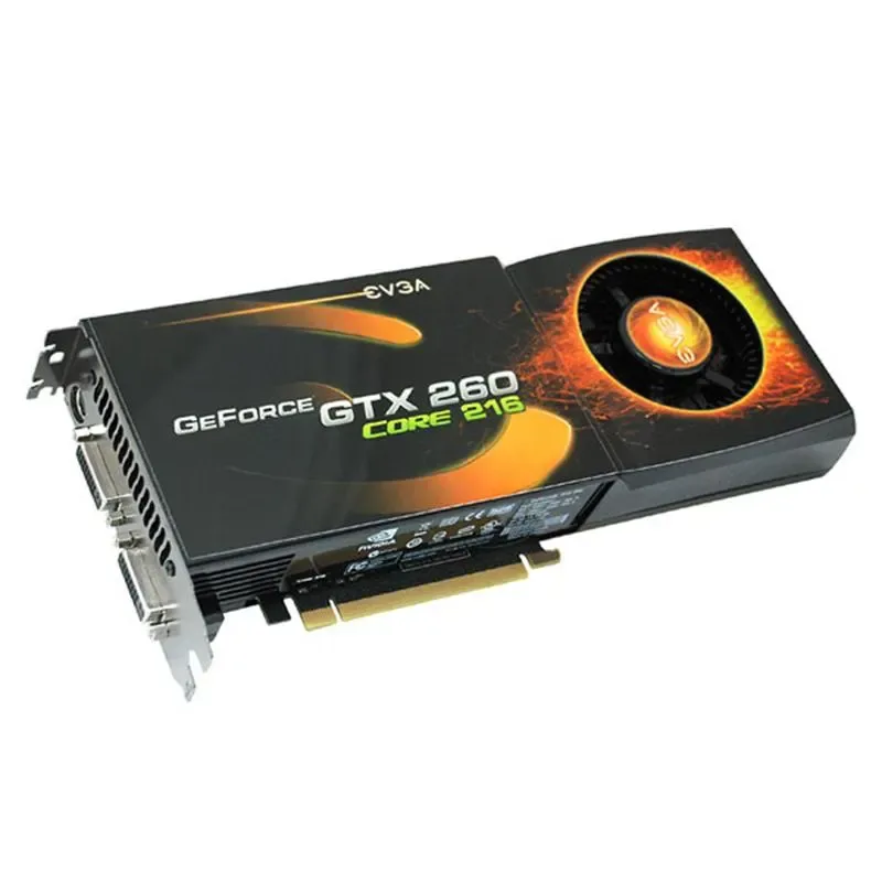 896-P3-1250-T3 - EVGA GeForce GTX 260 Core 216 896MB 448-Bit DDR3 PCI Express 2.0 x16 Dual DVI/ HDMI/ HDTV-out Video Graphics Card